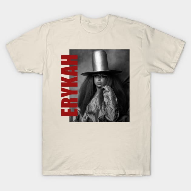 Erykah Badu // Erykah Badu Retro Aesthetic Fan Art // 80s T-Shirt by RocketRockers66